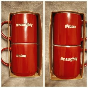 Naughty and Nice Mug Gift Set
